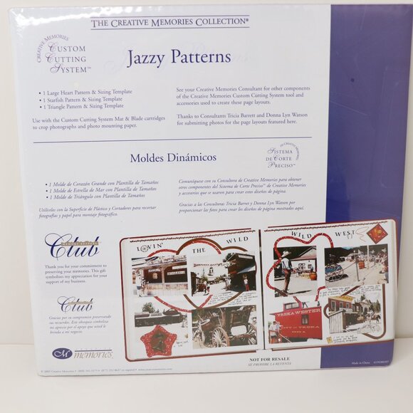 Creative Memories Jazzy Patterns Custom Cutting Systems Brand New - Picture 2 of 10